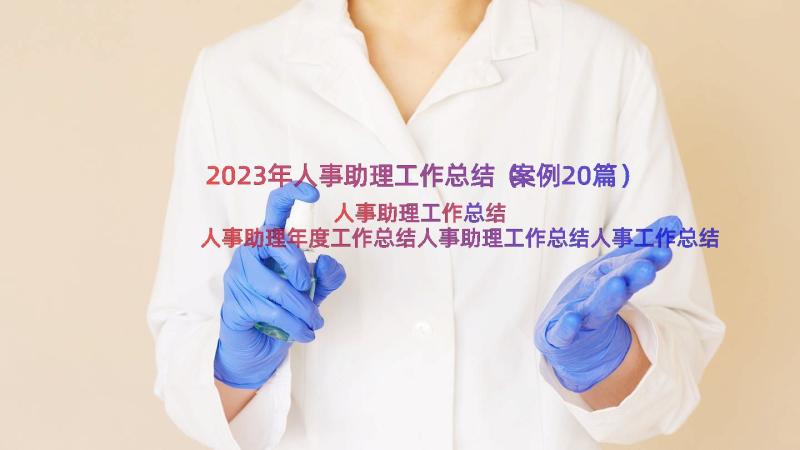 2023年人事助理工作总结（案例20篇）