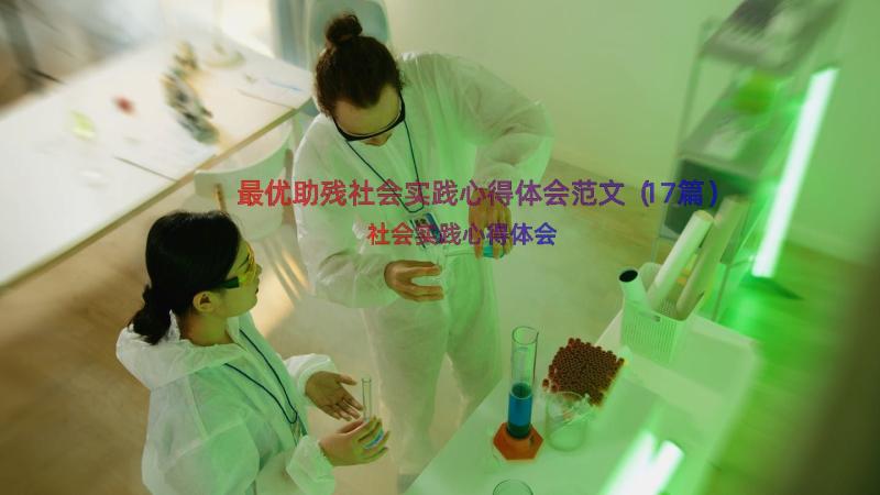 最优助残社会实践心得体会范文（17篇）