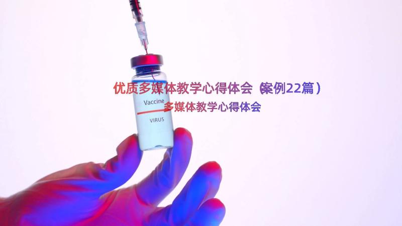 优质多媒体教学心得体会（案例22篇）