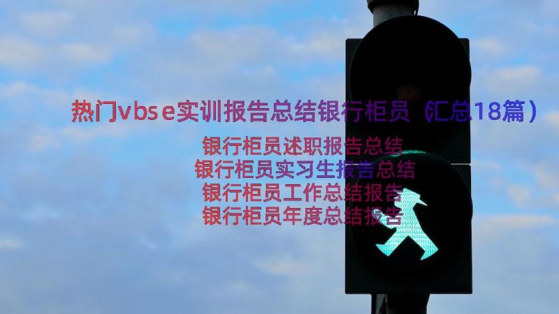 热门vbse实训报告总结银行柜员（汇总18篇）