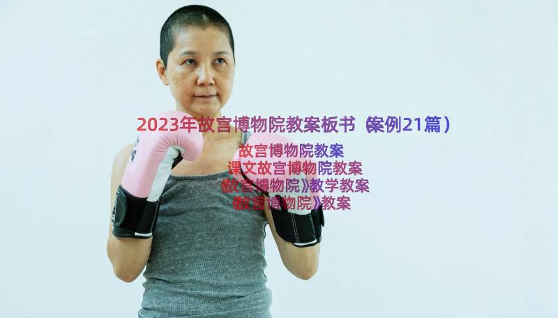 2023年故宫博物院教案板书（案例21篇）