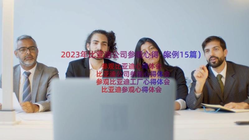 2023年比亚迪公司参观心得（案例15篇）