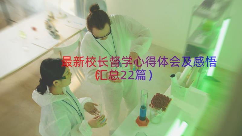 最新校长督学心得体会及感悟（汇总22篇）