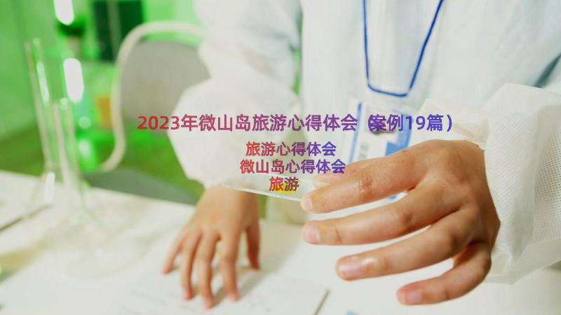 2023年微山岛旅游心得体会（案例19篇）