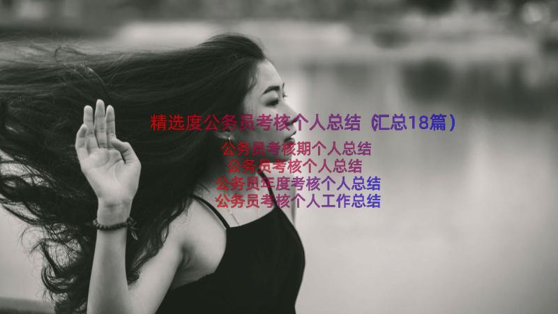 精选度公务员考核个人总结（汇总18篇）