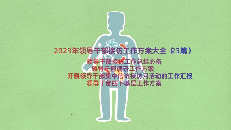 2023年领导干部接访工作方案大全（23篇）