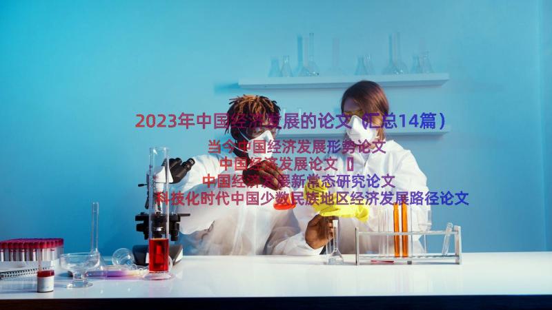 2023年中国经济发展的论文（汇总14篇）