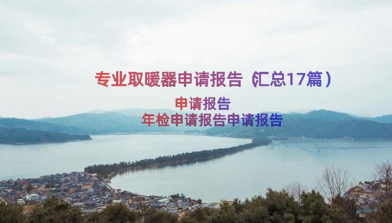 专业取暖器申请报告（汇总17篇）