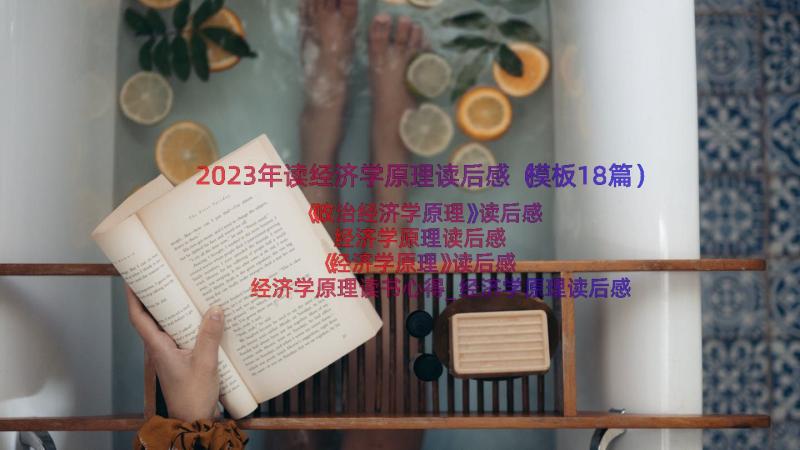 2023年读经济学原理读后感（模板18篇）