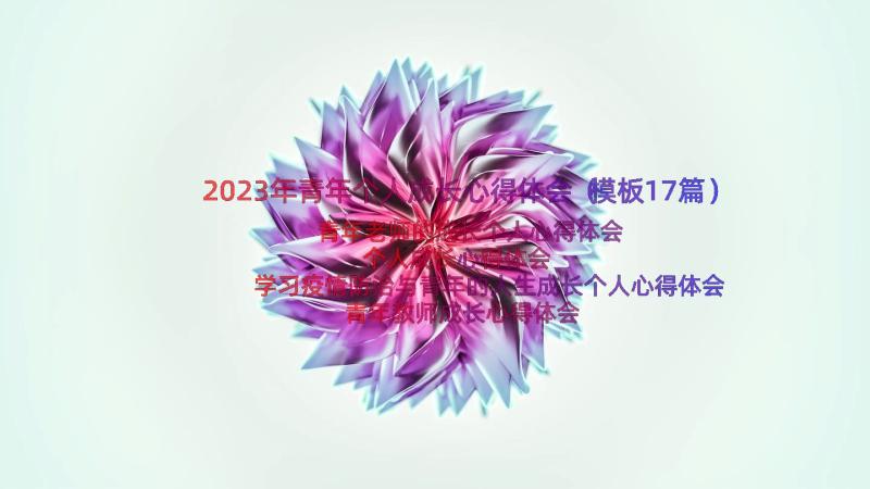 2023年青年个人成长心得体会（模板17篇）