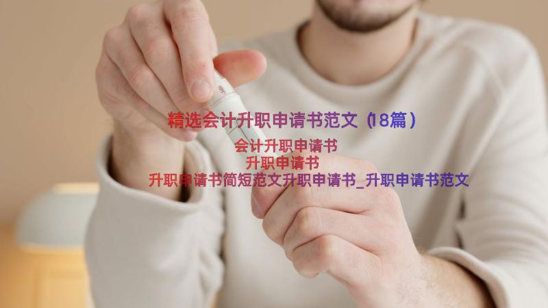 精选会计升职申请书范文（18篇）