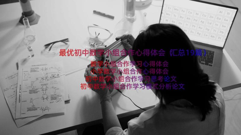 最优初中数学小组合作心得体会（汇总19篇）