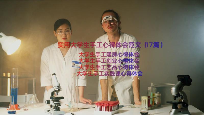 实用大学生手工心得体会范文（17篇）