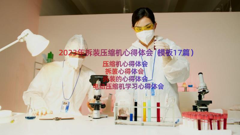 2023年拆装压缩机心得体会（模板17篇）