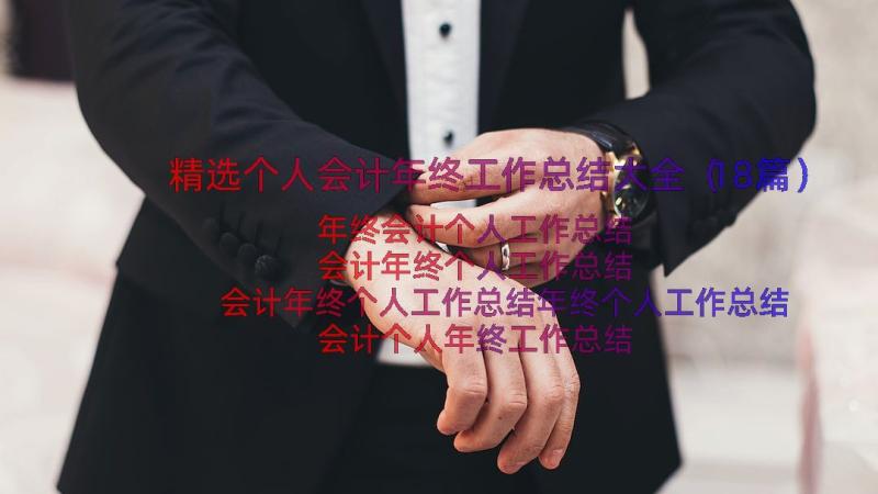 精选个人会计年终工作总结大全（18篇）