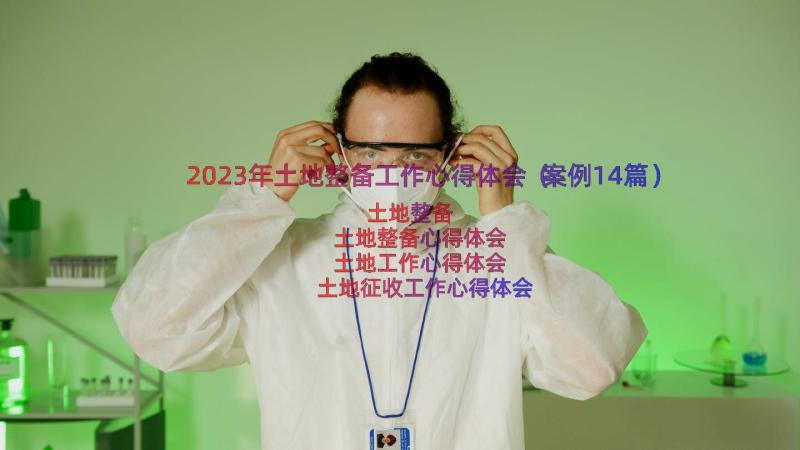 2023年土地整备工作心得体会（案例14篇）