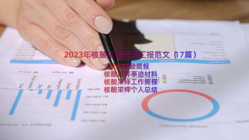 2023年核酸采样思想汇报范文（17篇）