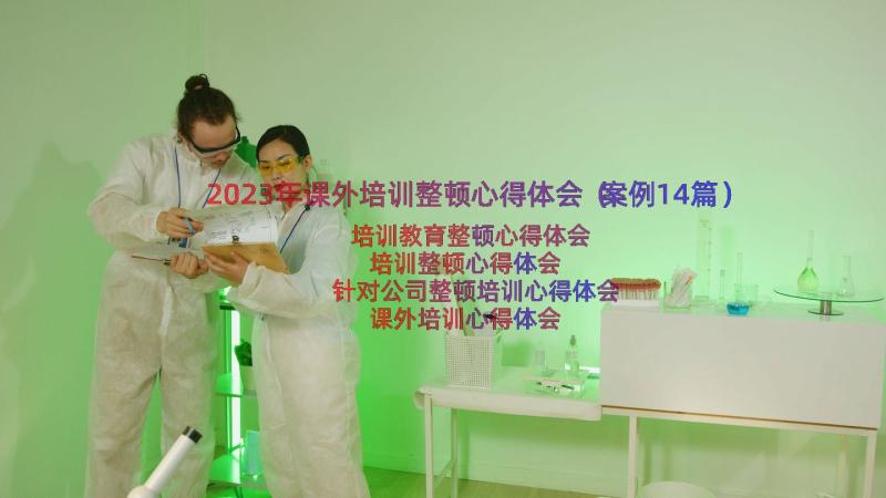 2023年课外培训整顿心得体会（案例14篇）