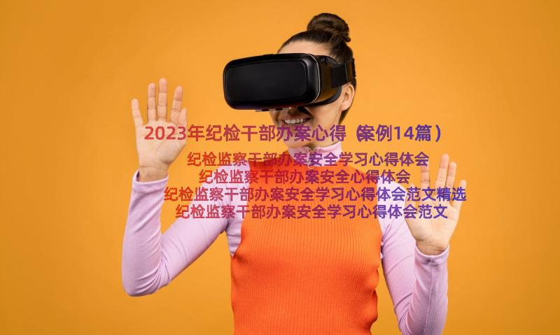 2023年纪检干部办案心得（案例14篇）