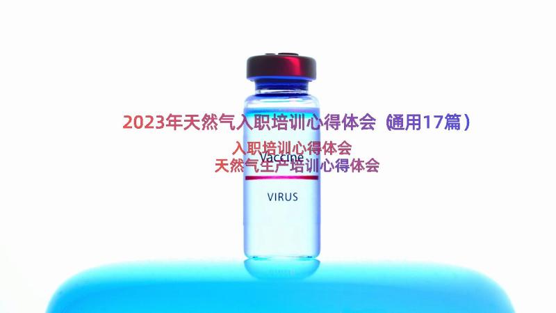 2023年天然气入职培训心得体会（通用17篇）