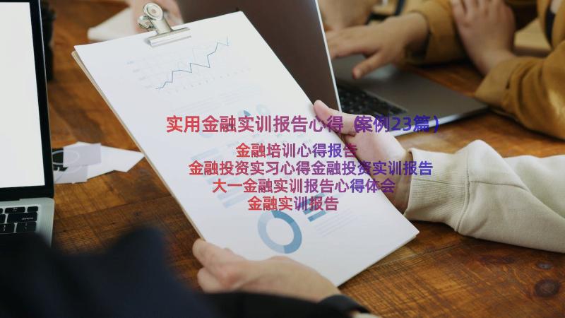 实用金融实训报告心得（案例23篇）