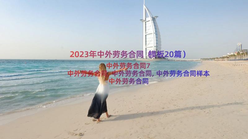 2023年中外劳务合同（模板20篇）