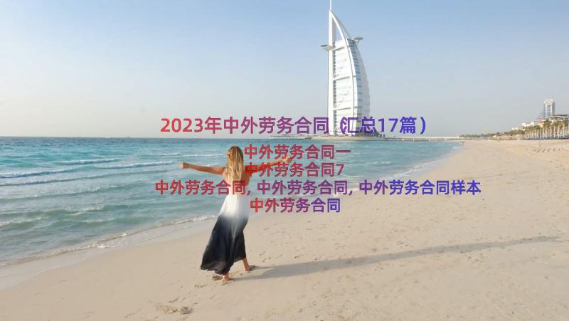 2023年中外劳务合同（汇总17篇）