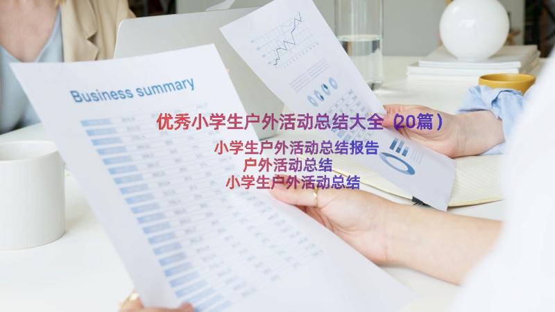 优秀小学生户外活动总结大全（20篇）