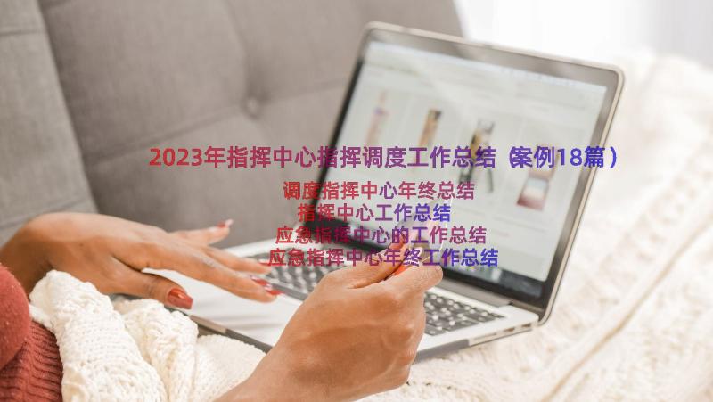 2023年指挥中心指挥调度工作总结（案例18篇）