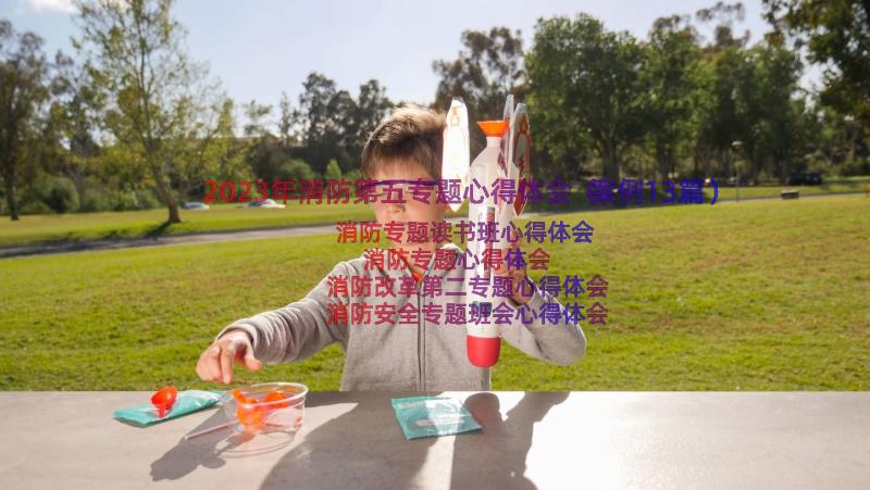 2023年消防第五专题心得体会（案例13篇）