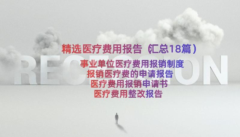 精选医疗费用报告（汇总18篇）