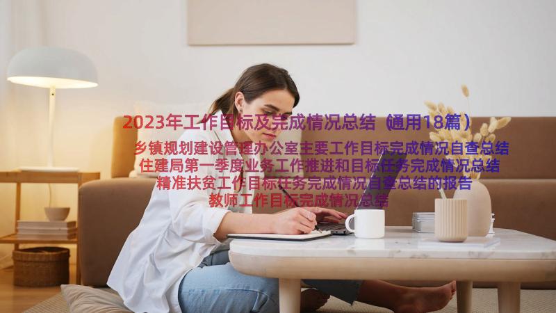 2023年工作目标及完成情况总结（通用18篇）