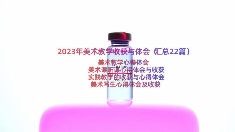 2023年美术教学收获与体会（汇总22篇）