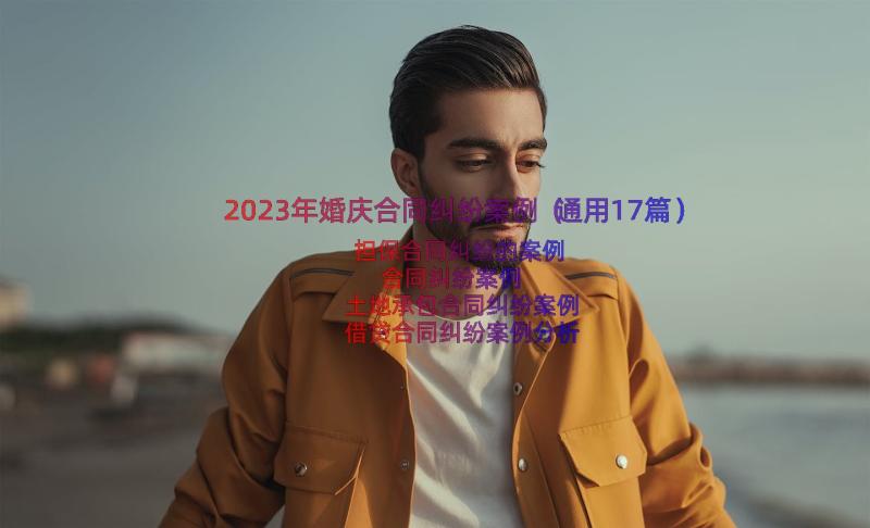 2023年婚庆合同纠纷案例（通用17篇）