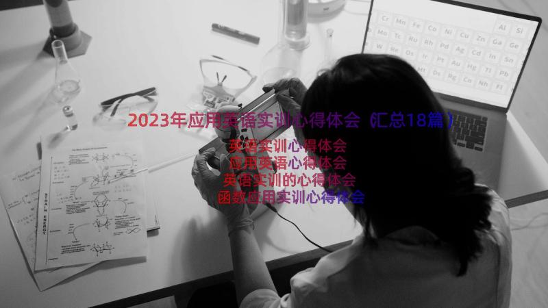 2023年应用英语实训心得体会（汇总18篇）