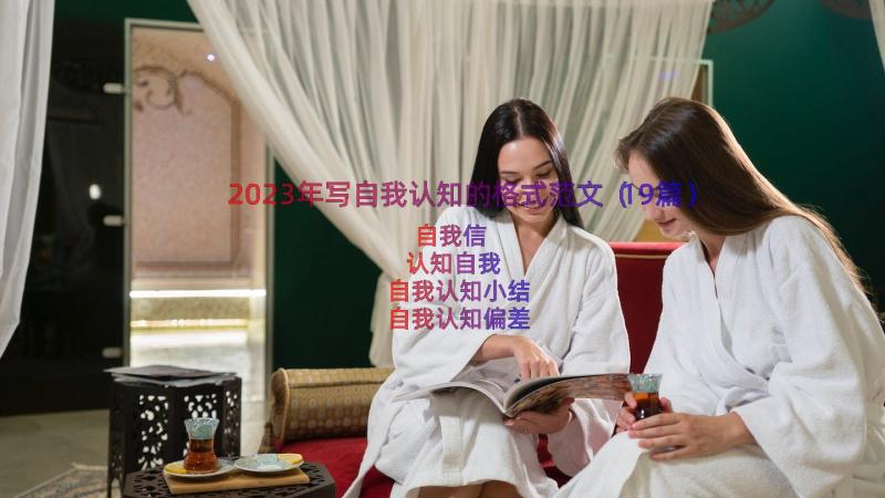 2023年写自我认知的格式范文（19篇）