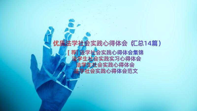 优质法学社会实践心得体会（汇总14篇）