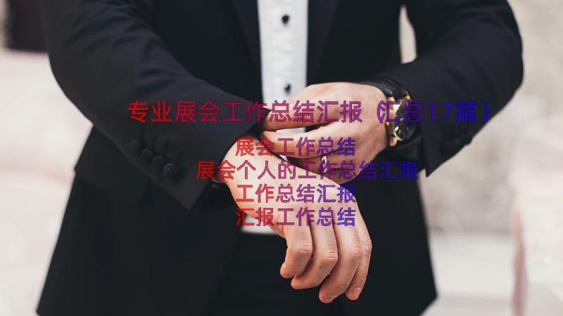 专业展会工作总结汇报（汇总17篇）