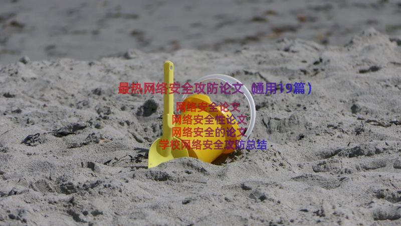 最热网络安全攻防论文（通用19篇）