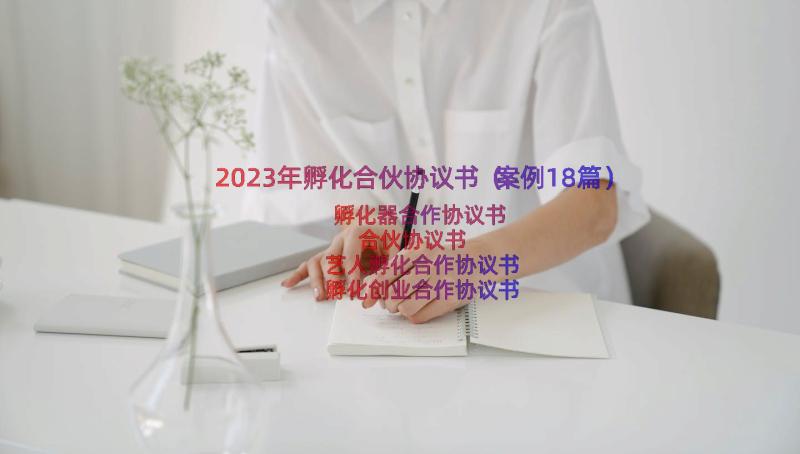 2023年孵化合伙协议书（案例18篇）