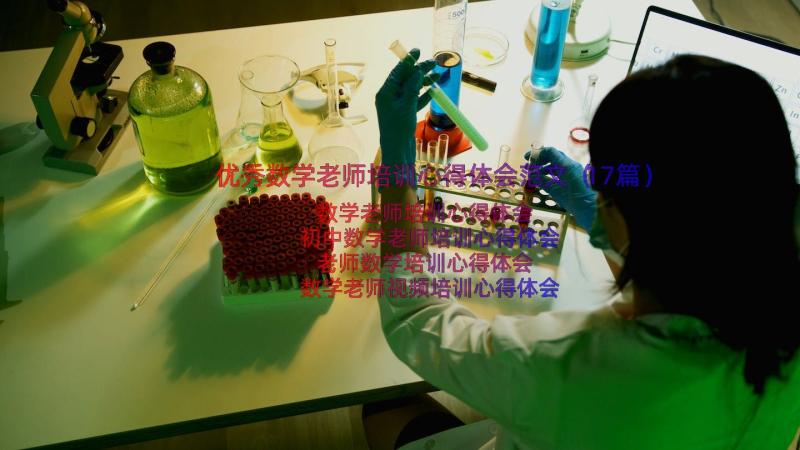 优秀数学老师培训心得体会范文（17篇）