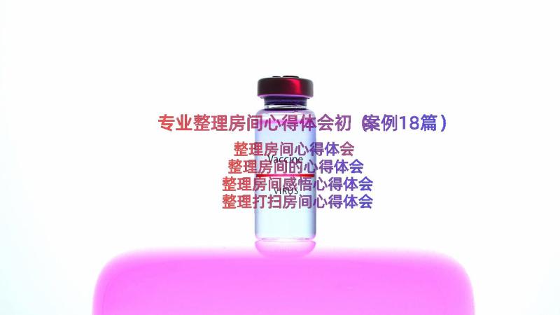 专业整理房间心得体会初（案例18篇）