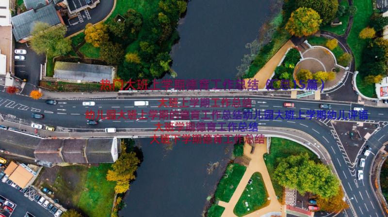 热门大班上学期德育工作总结（汇总15篇）