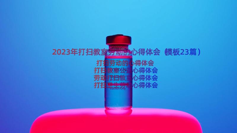 2023年打扫教室劳动的心得体会（模板23篇）