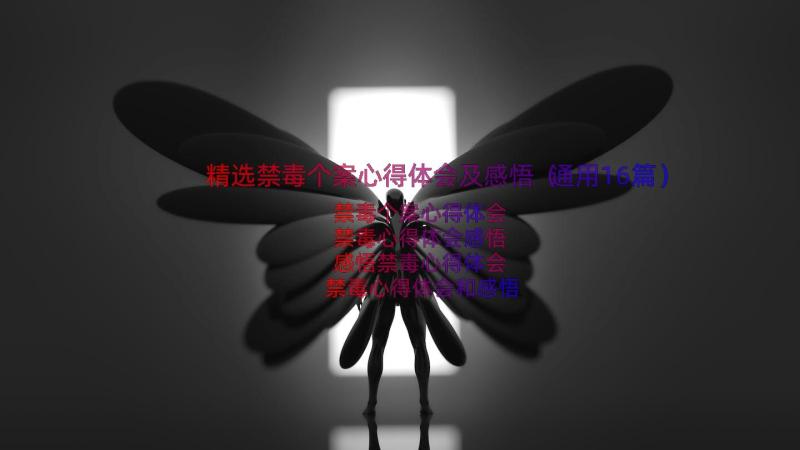 精选禁毒个案心得体会及感悟（通用16篇）