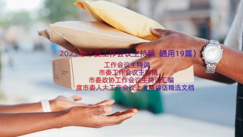 2023年市委工作会议主持稿（通用19篇）