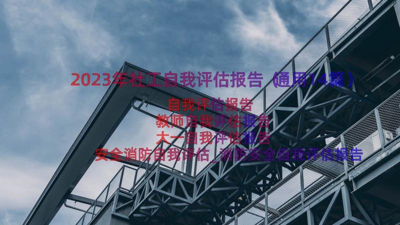 2023年社工自我评估报告（通用14篇）