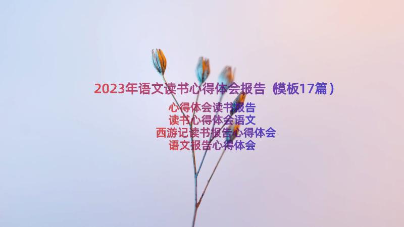 2023年语文读书心得体会报告（模板17篇）