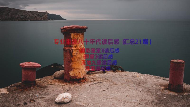 专业重读八十年代读后感（汇总21篇）