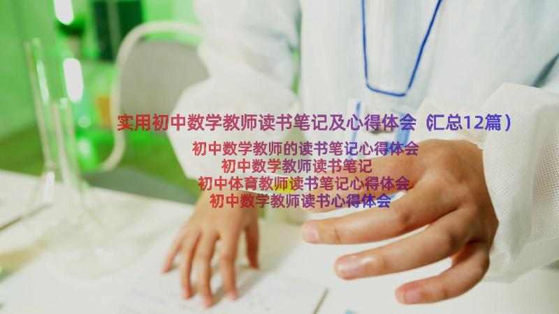 实用初中数学教师读书笔记及心得体会（汇总12篇）